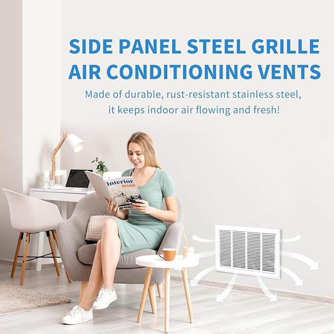 14x20 Return Air Grille, Return Air Vent Cover - Image 7