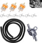 Car Fuel Filter Kit, 39.3" Hose and 3 Filter and Petcock Valve by Unknown