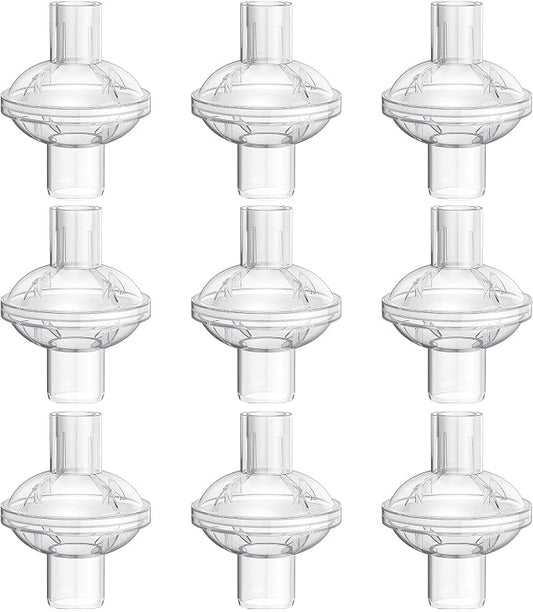 9-pack CPAP Inline Filter, Universal Inline CPAP Filter Compatible by WILERDA