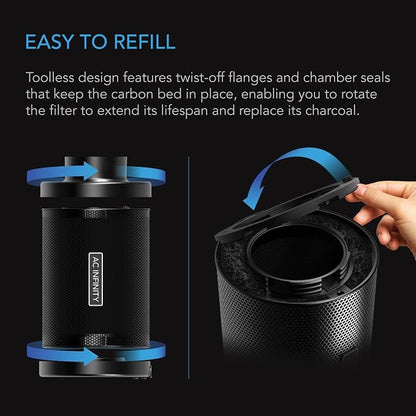 AC Infinity Refillable Carbon Filter Kit 4” - Image 5