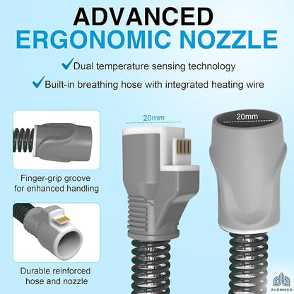 ZURNMED® Climate-Line Air Hose for AirSense 11 & AirCurve 11 – Includes 12 - Image 3