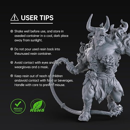 Nova3D ABS-Like 3D Printer Resin 2.0, Enhanced Toughness and Strength, High - Image 5