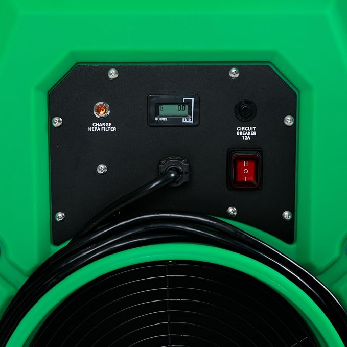MOUNTO 1000cfm Portable Industrial Air Purifier Negative Air Scrubber - Image 5