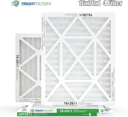 16x20x1 Air Filter 4 Pack, MERV 8 Pleated Dust Defense Air Filters Replacement - Image 9