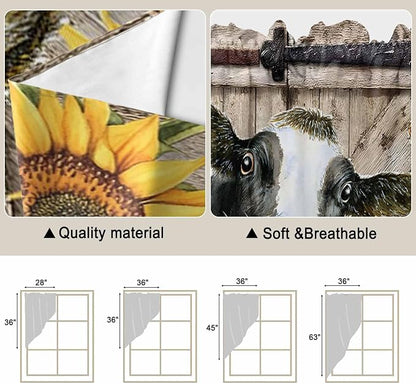 Retro Farmhouse Flower Swag Valances - Image 5