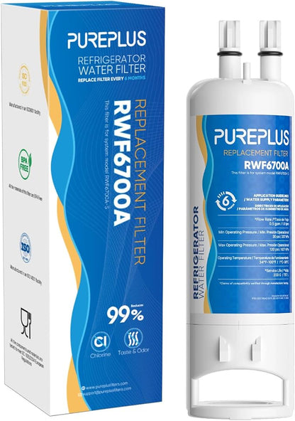 PUREPLUS EDR1RXD1 Replacement for Everydrop® Filter 1, W10295370A, Kenmore® by PUREPLUS