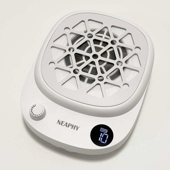 Rechargeable Nail Dust Collector Nail Tech, Compact Vacuum Fan Dust Collector by Unknown