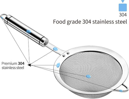 Stainless Steel Fine Mesh Strainers - Image 2