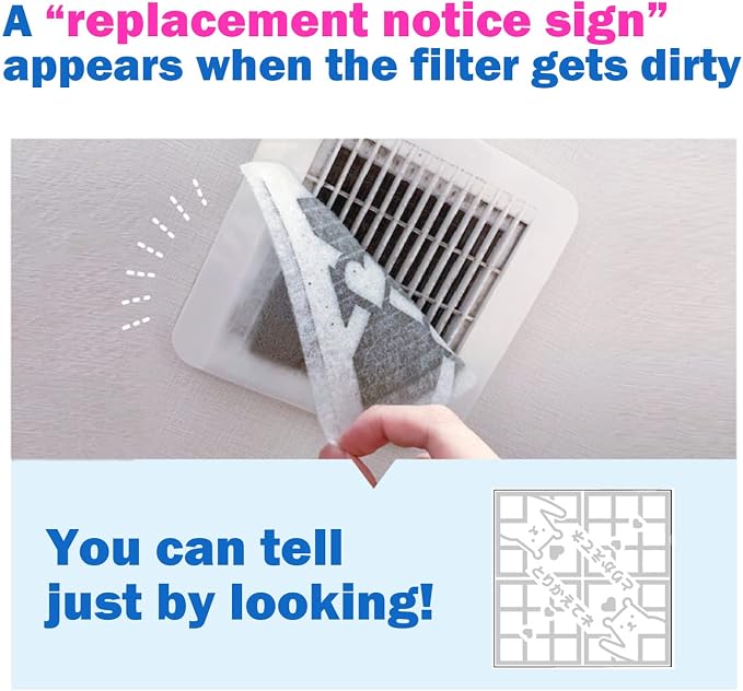 Easy Apply Dust Filter for Ventilation Fan, Peel & Stick, Self-Adhesive - Image 4