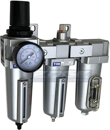 3/4" NPT, Compressed AIR Filter Regulator COALESCING Desiccant Dryer, AUTO Drain - Image 2