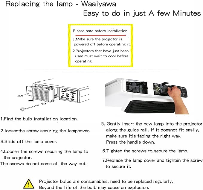 for Mitsubishi TW11U Replacement Projector Lamp Powered by Osram OEM Bulb - 1 Year Warranty
