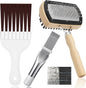 3 Pcs HVAC Coil Cleaning Brush & Fin Straightener Kit, Metal AC Fin Comb by Jakaphoric