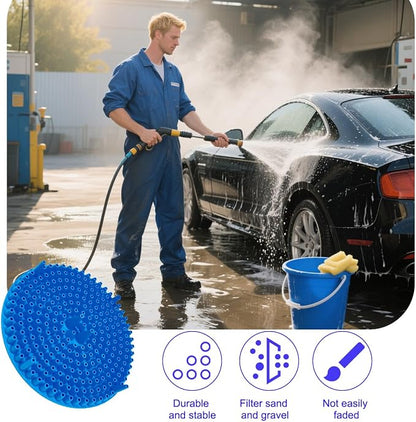 2PCS Car Wash Bucket Grit Trap Insert, 10.2" Vehicle Detailing Washing Filters - Image 6