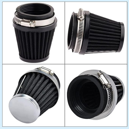 Mtsooning Air Intake Filter Pod, 54mm/2.12" Tapered Clamp-on Breather, Inlet - Image 5