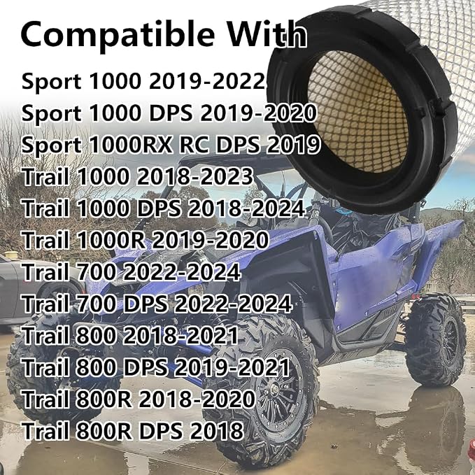 3PCS 715900394 Air Filter Fit For Can-Am Defender HD8 HD10 HD5 Max HD8 Max HD10 - Image 2