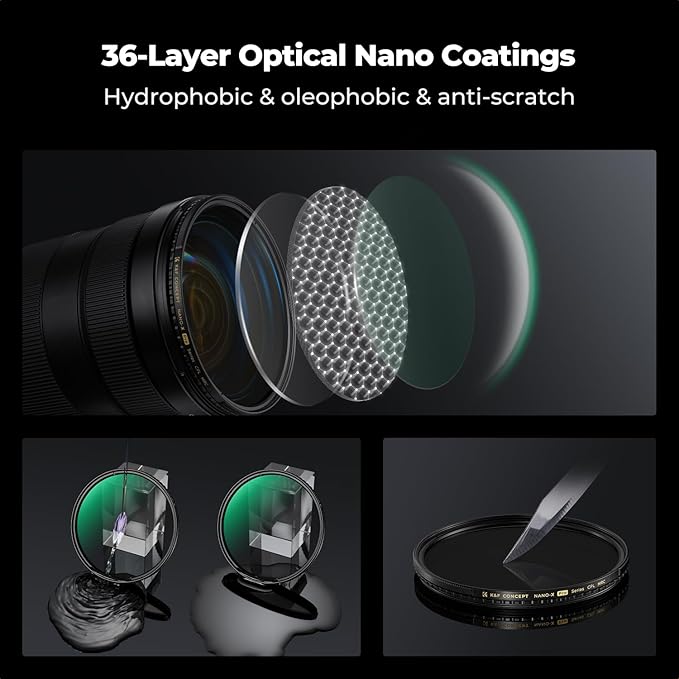 K&F CONCEPT 82mm Circular Polarizers Filter Super Slim - Image 6