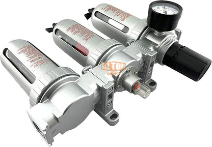 3/8" NPT MID FLOW Filter Regulator Coalescing Desiccant Dryer System - Image 7