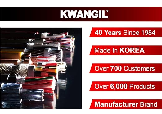 KWANGIL 3C 22AWG AMSB Shielded Cable Wire (UL2464) - Highly Flexible Str TC, PVC Ins, OS+TC BRD, PVC JKT for CNC Machine, Stepper Motor, VFD Spindle (Matte Black 100FT)