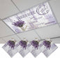 Fluorescent Light Covers for Ceiling Lights Lavender Flower Magnetic Light by Home+L6