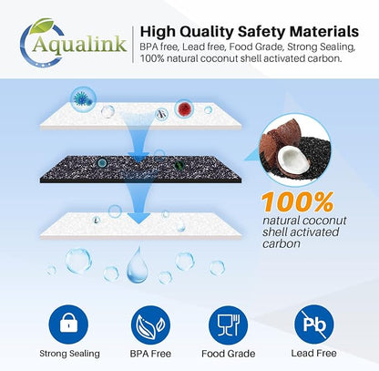 AQUALINK PP10BB-CC 5 Micron 10" x 4.5" Whole House Sediment Activated Carbon - Image 5