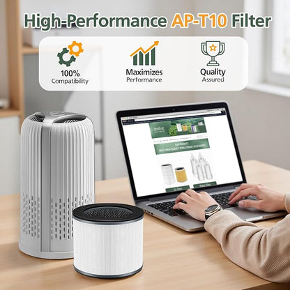 AP-T10FL Replacement Filter for HoMedics AP-T10-BK and AP-T10-WT Air Purifier - Image 9
