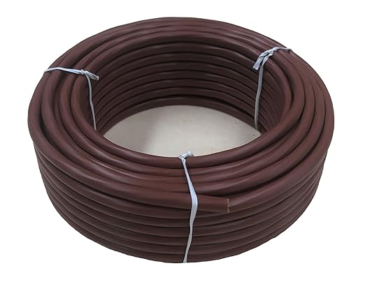 Eastwire 18/5 25ft Thermostat Wire- Brown - Solid Copper 18 Gauge, 5 Conductors - CL2 (ETL Listed) - Residential, Commercial and Industrial Rated (18/5, 25ft)
