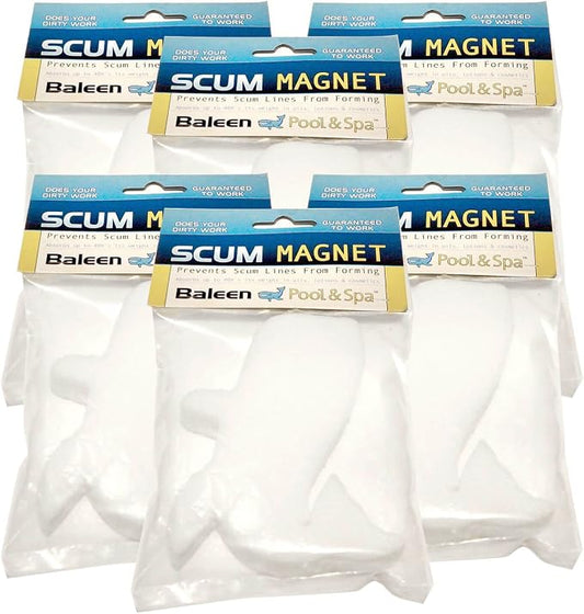 Baleen Filters 6 Pack Baleen Pool & Spa Scum Magnet by BaleenFilters