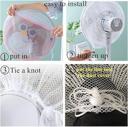 2 Pack - 18" Fan Safety Protection Cover, Kids Finger Protect Fan Net Guard - Image 6