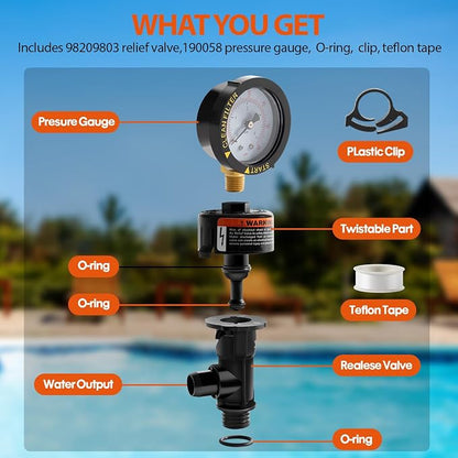 98209800 High Flow Manual Relief Valve/Air Relief Manual Valve Assembly - Image 3