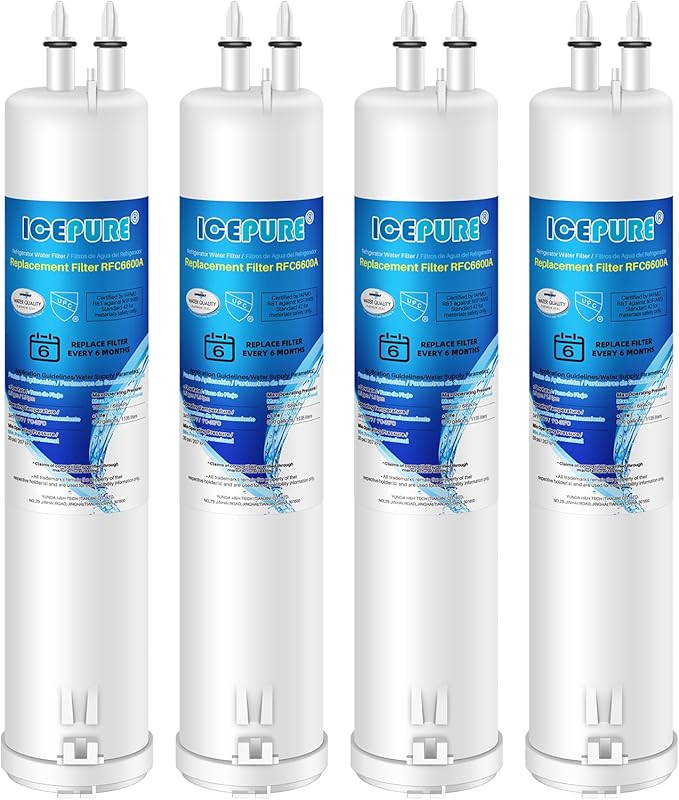 ICEPURE RFC6600A Refrigerator Water Filter Replacement by ICEPURE