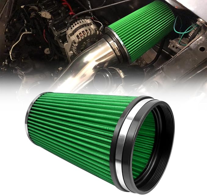 RYANSTAR RACING 152mm 6" High Flow Round Tapered Cone Closed-Top Washable by RYANSTARRACING