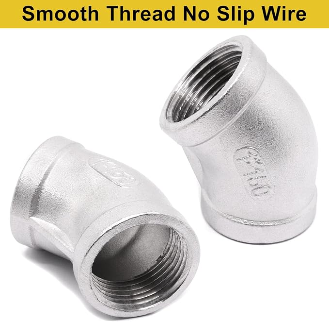 45 Degree Elbow 1PCS, Connector Coupler Apply to Outdoor/Garden/Industrial - Image 6