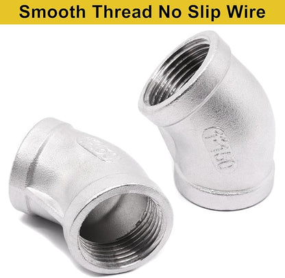45 Degree Elbow 1PCS, Connector Coupler Apply to Outdoor/Garden/Industrial - Image 6