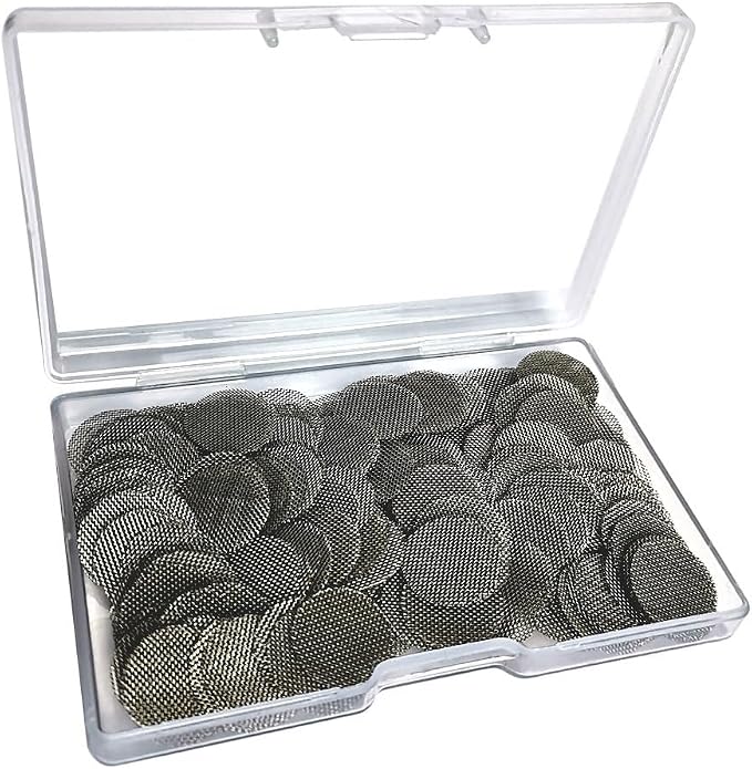210pcs Stainless Steel Pipe Filters, 12.7mm Smoking Screens Pipe by Gebildet