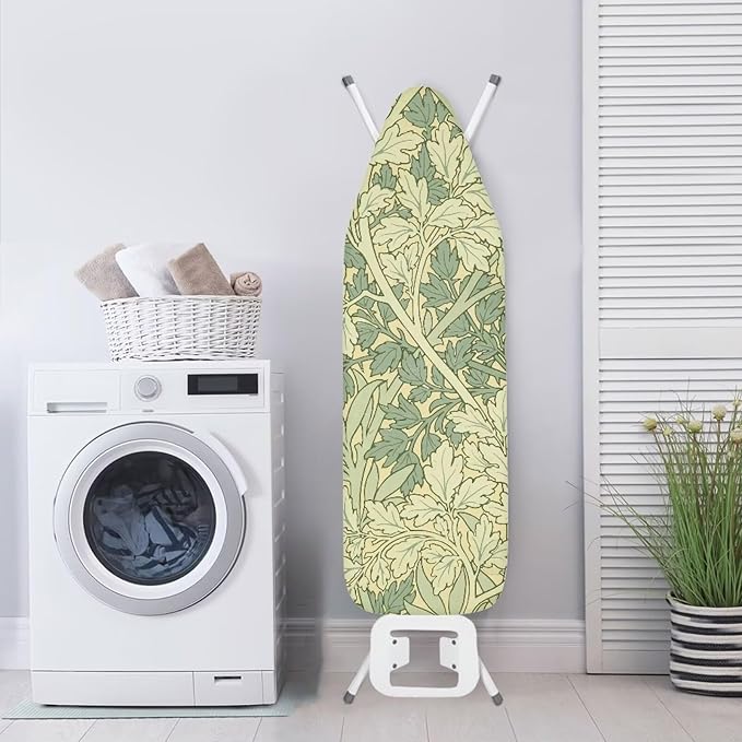 ZCFYGDX Ironing Board Decor Covers (17 x 49 in) Hook & Loop Elastic Edge Easy to Install, Scorch Resistant,Lightweight & Breathable Anti-Slip & Wear-Resistant William Morris Prints Size-M