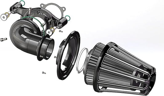 Big Sucker cone Air filter intake by ForHarleyAccessories