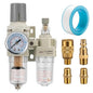 Air Pressure Regulator with Pressure Gauge, Water Separator by LNCHKA