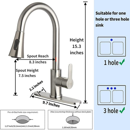 Single Handle Kitchen Faucet - Image 3