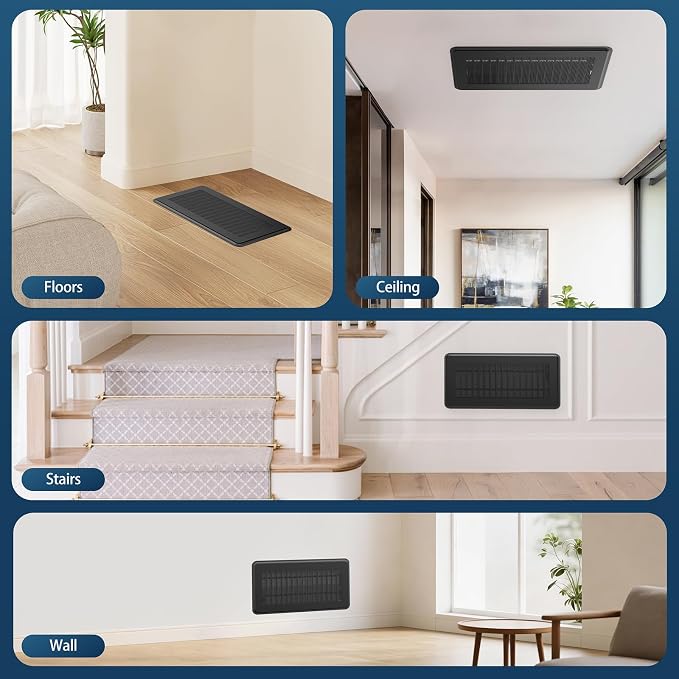Magnetic Vent Covers with Vent Screen 7x13 Inch, Ceiling Air Vents to Block Dust - Image 5