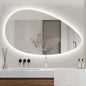 JSLJDM 500X500 mm Illuminated Backlit LED Bathroom Mirror, Wall Mounted by JSLJDM