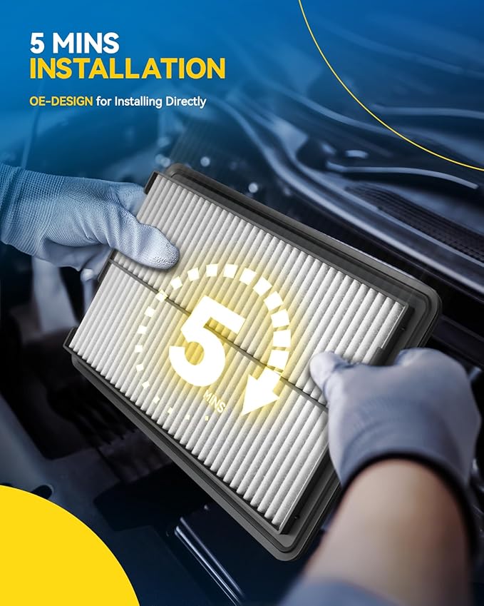 PHILTOP Engine Air Filter CA12057 Replacement - Image 7