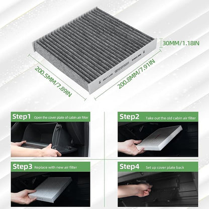 CF11182 Cabin Air Filter With Activated Carbon Compatible with Honda Civic - Image 7