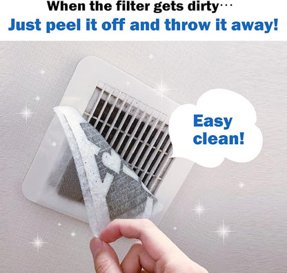 Easy Apply Dust Filter for Ventilation Fan, Peel & Stick, Self-Adhesive - Image 8