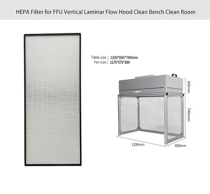 HEPA Filter Replacement 46 * 22 * 2.7inch - Image 4