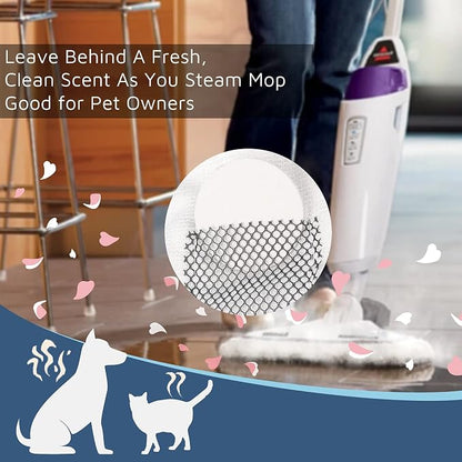 Flammi 4 Scrub+2 Soft Steam Mop Replacement Pad & 6 Scent Discs - Image 4