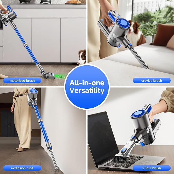 Cordless Vacuum Cleaner for Home, Powerful Stick Vacuum - Image 6