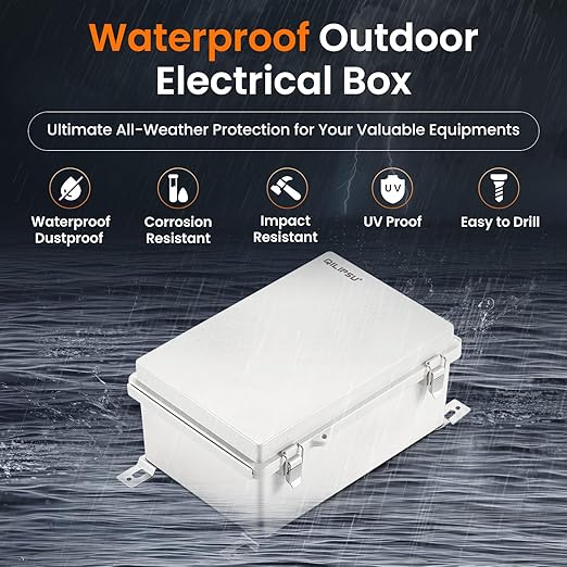 QILIPSU Waterproof Junction Box IP67 Outdoor Plastic Electrical Project - Image 2