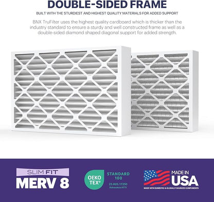 BNX TruFilter 20x25x4 MERV 8 Air Filter 2-Pack - Image 5