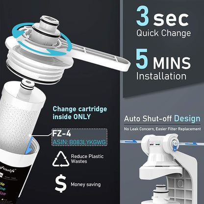 Frizzlife TAM3 Under Sink Inline Water Filter - Image 5