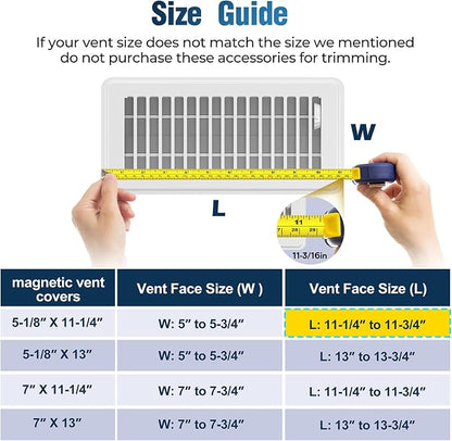 Magnetic Vent Covers with Vent Screen 5.1x11.3 Inch, Ceiling Air Vents to Block - Image 6